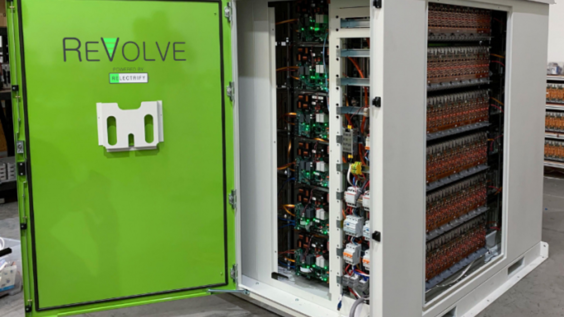 ReVolve battery unit repurposed from old EV cells in Australia